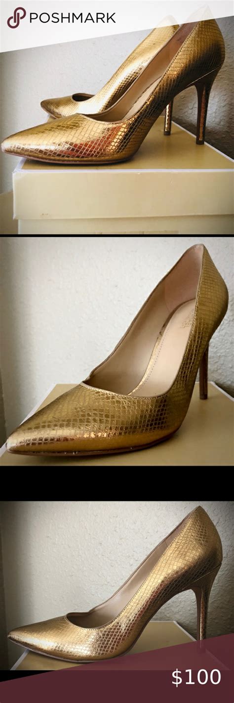 gold michael kors claire pump jewel|High Heel & Pumps for Women .